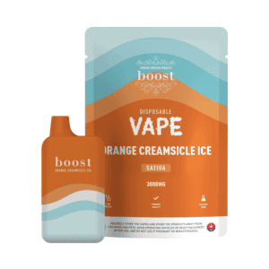 Boost Disposable THC Vape Cartridges – Orange Creamsicle Ice (Sativa) 3 Grams