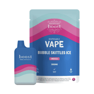 Boost Disposable THC Vape Cartridges – Bubble Skittles (Indica) 3 Grams