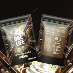 One Life Edibles – Cappuccino Gummy – 300mg CBD + 100mg Melatonin