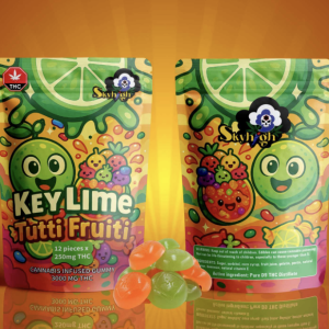Sky High Edibles – Key Lime + Tutti Frutti Gummy 3000mg THC