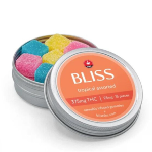 BLISSS Edibles - Tropical Assorted (375mg)