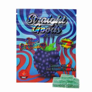 Straight Goods Edibles – Blue Raspberry (500mg THC)