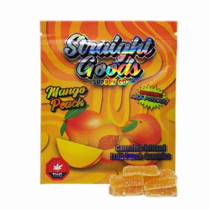 Straight Goods Edibles – Mango Peach (500mg THC)