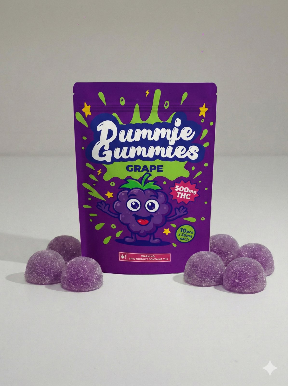 Dummies Gummies - Grape 500MG