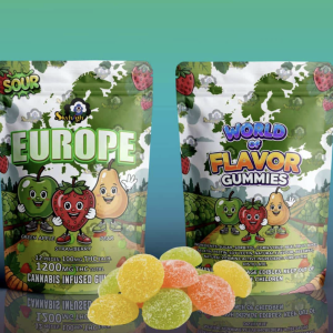 Sky High Edibles – World of Flavor Gummies – Europe (1200mg THC)