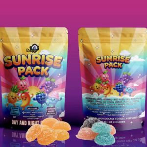 Sky High Edibles – Day and Night Gummies – Sunrise Pack