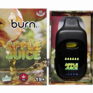Burn LCD Disposable – Apple Juice (3 Gram) (Hybrid)