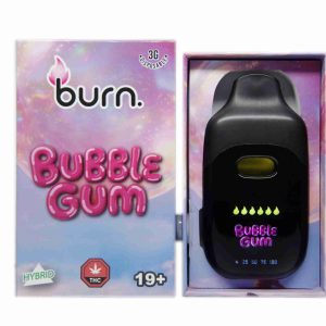 Burn LCD Disposable – Bubblegum (3 Gram) (Hybrid)