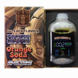 Alternative view of Totem Cannabis Co. Tri Chamber Vape – Frozen Grapez (Indica Dominant Hybrid) + Orange Soda (Sativa Dominant Hybrid) + Hi-Octane (Hybrid) (3 x 1 Gram)