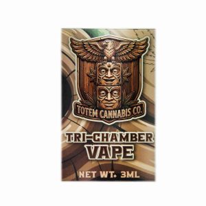 Totem Cannabis Co. Tri Chamber Vape – Moroccan Hash (Sativa) + Cola Lime (Hybrid) + Green Apple (Sativa Dominate Hybrid) (3 x 1 Gram)
