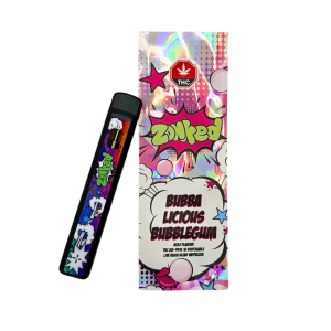 Zonked All-in-One Live Resin Disposable – Bubba Licious Bubblegum (Live Resin Blend) (1g)