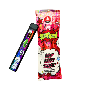 Zonked All-in-One Live Resin Disposable – Raspberry Slushy (Live Resin Blend) (1g)