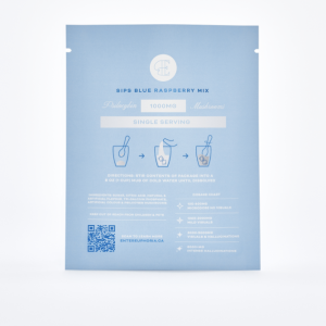 Alternative view of Euphoria Psychedelics – Blue Raspberry Sips 1000MG