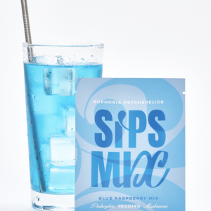 Euphoria Psychedelics – Blue Raspberry Sips 1000MG