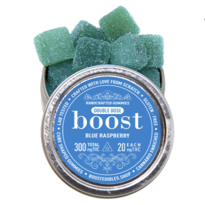 Boost Edibles (150MG) THC – Blue Raspberry