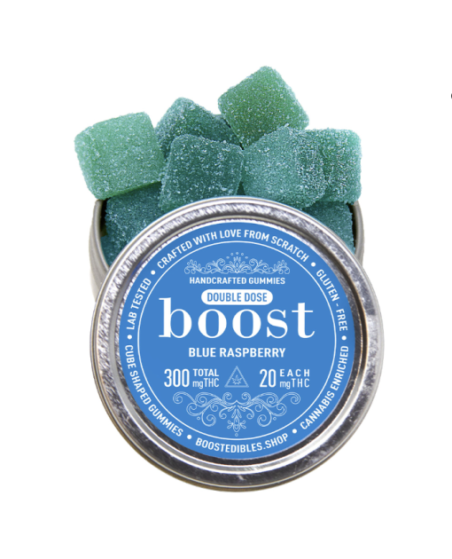 Boost Edibles (150MG) THC – Blue Raspberry