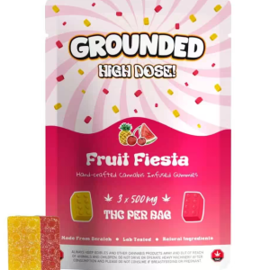 Grounded High Dose Bricks – Fruit Fiesta 1500mg Gummies