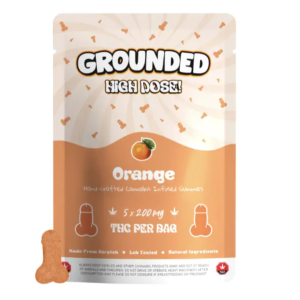 Grounded High Dose Cocks – Orange 1000mg Gummies