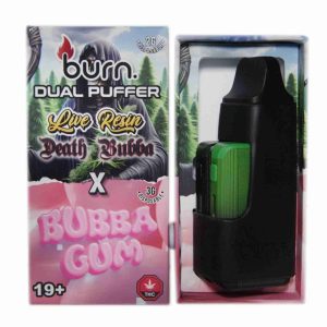 Burn Duel Puffer – Live Resin Death Bubba x Bubba Gum (2 Grams + 3 Gram)