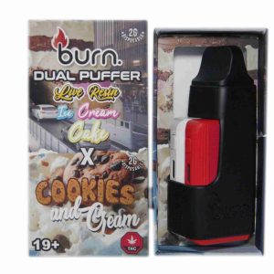 Burn Duel Puffer – Live Resin Ice Cream Cake x Cookies and Cream (2 Grams + 3 Gram)
