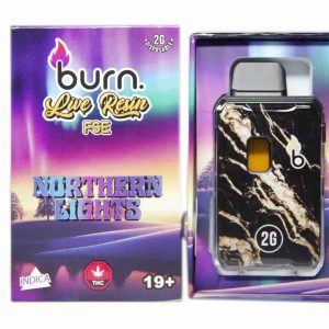 Burn Live Resin FSE Disposable – Northern Lights (2 Grams