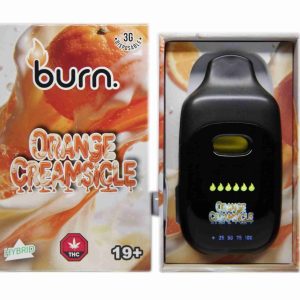 Burn LCD Disposable – Orange Creamsicle (3 Gram) (Hybrid)