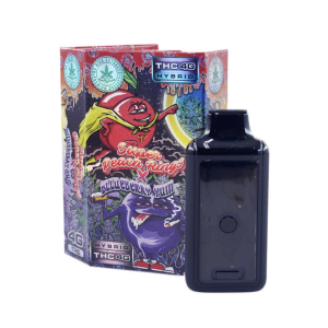 So High Extracts – Dual Chamber Pen – Super Peach Rings + Blueberry Yum (4 Grams + 4 Grams)