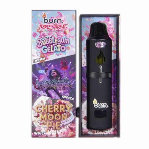 Burn Triple Threat – Bubblegum Gelato + Rockstar + Cherry Moon Pie (9 Gram)