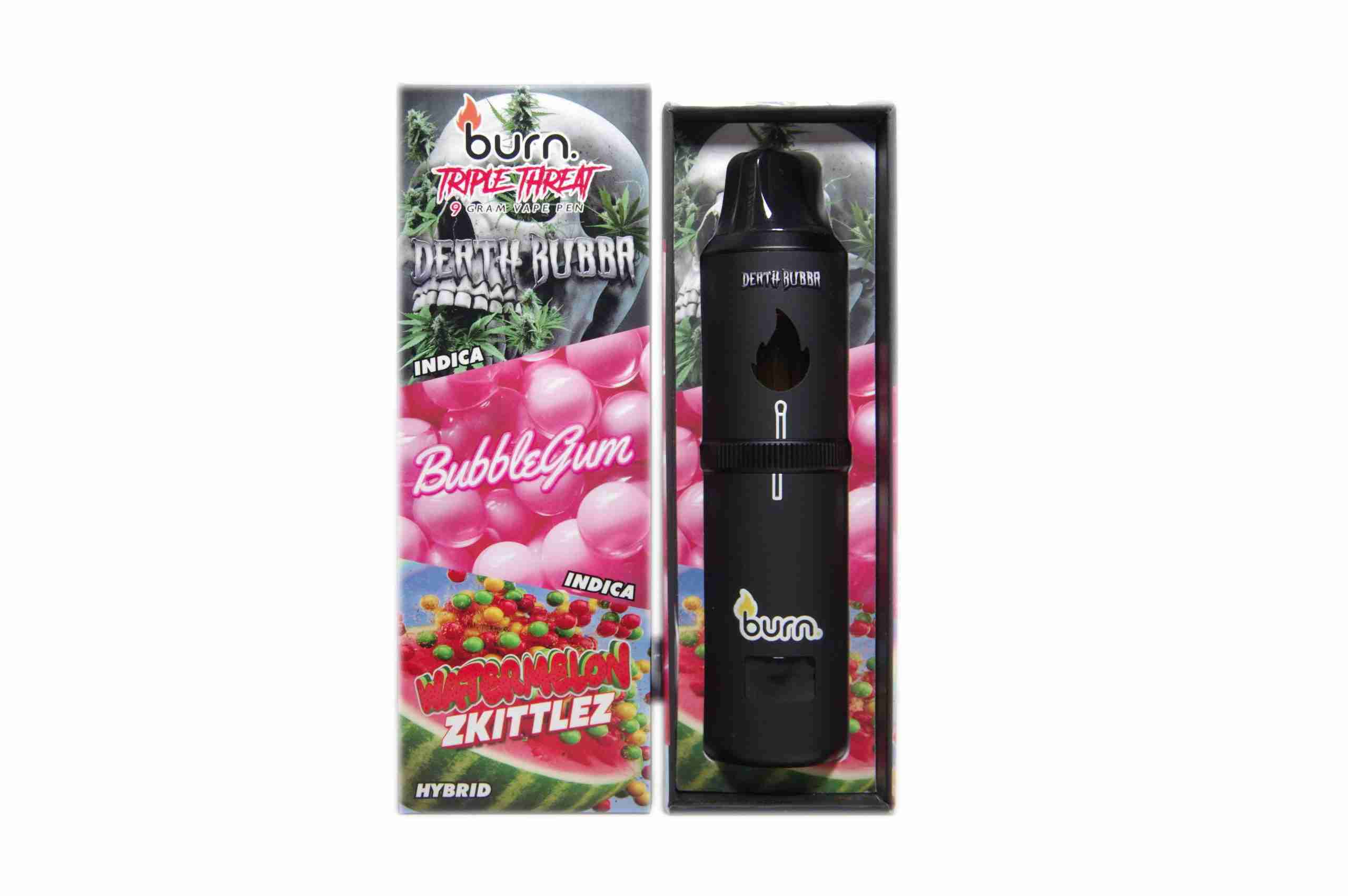 Burn Triple Threat – Death Bubba + Bubblegum + Zkittles (9 Gram)