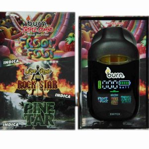 Burn Triple Combo – Froot By The Foot + Rockstar FSE + Pine Tar (3 Gram)