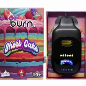 Burn LCD Disposable – Sherb Cake (3 Gram) (Indica)