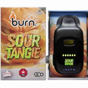 Burn LCD Disposable – Sour Tangie (3 Gram) (Sativa)