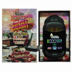 Burn Triple Combo – Sunset Sherbet + Strawberry Cough FSE + Strawberry Cheesecake (3 Gram)